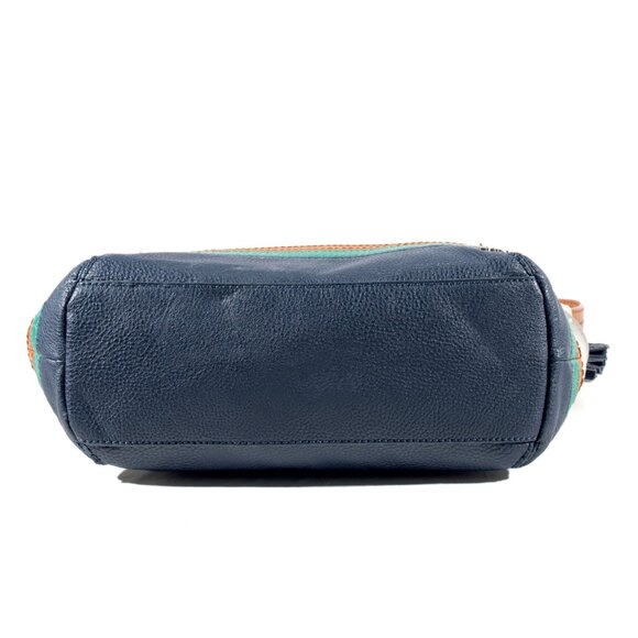 The Sak Cream and Green Colorblock Shoulder Bag - Picture 4 of 4